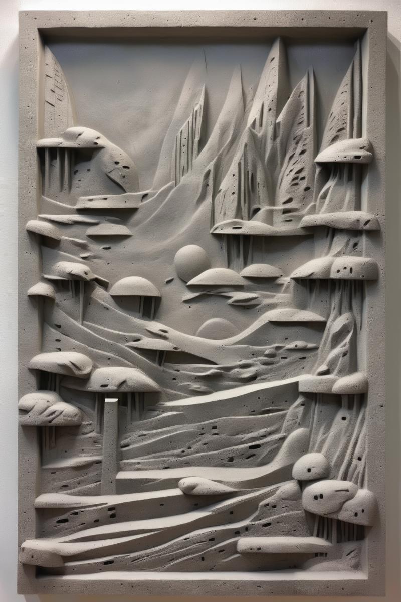 00148-577238100-_lora_BAS-RELIEF_1_BAS-RELIEF - a rugged croncrete-casted bas-relief depecting brutalist landscapes.png